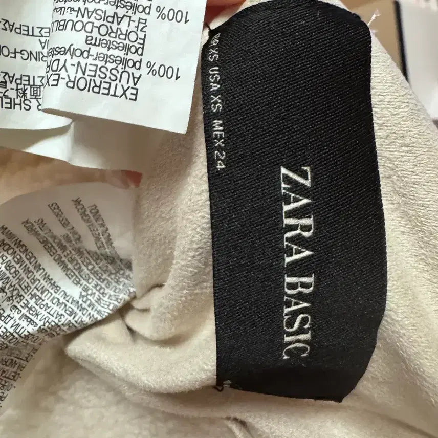 [BUNJANG] Zara Ivory Long Coat / 자라 뽀글이 롱 코트 아이보리