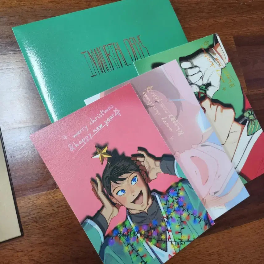 [BUNJANG] Immortal Days Resin Comics Archive Book Goods / 불멸의 날들 레진코믹스 아카이브북 엽서 굿즈