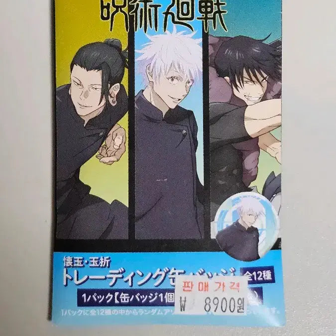[BUNJANG] Jujutsu Kaisen Toji Badge / 주술회전 토우지 캔뱃지