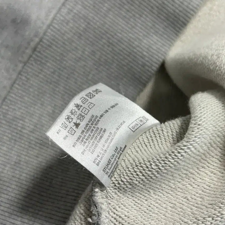 [SOLD OUT] 엔더슨벨 퍼플 레터로고 그레이 후드티