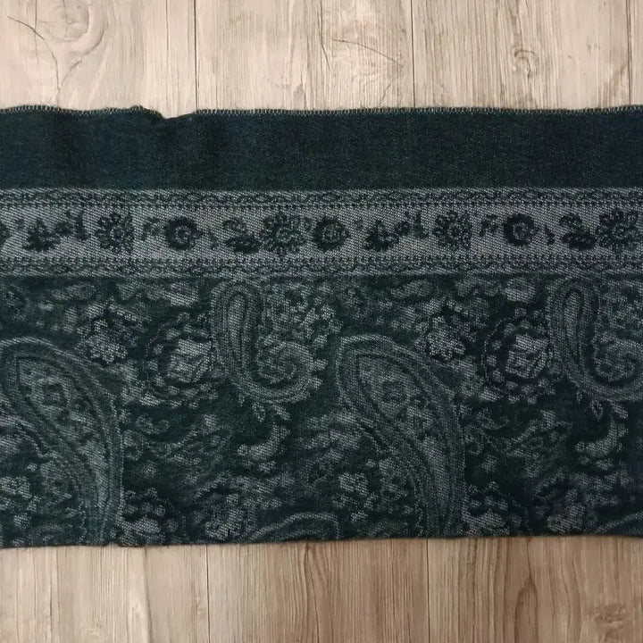 [BUNJANG] Paisley Pattern Wool Scarf Shawl Muffler / 페이즐리 패턴 울 목도리 숄 머플러