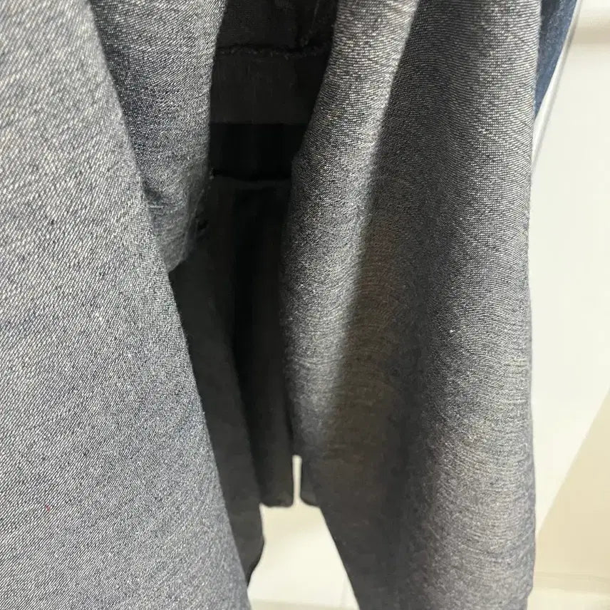 [BUNJANG] Vintage Denim V-neck Maxi Dress / (일본 수입 빈티지)면100 청 원피스 데님 롱 뷔스티에 끈나시 인어