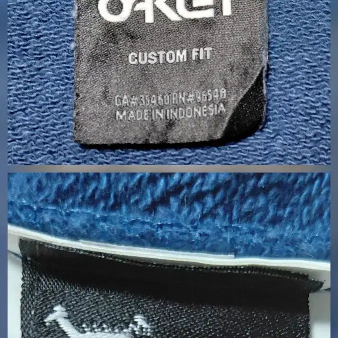 [BUNJANG] Oakley Half-Zip Hoodie (Blue, 95) / 오클리(Oakley) 하프 집업 후드티 (블루/95)