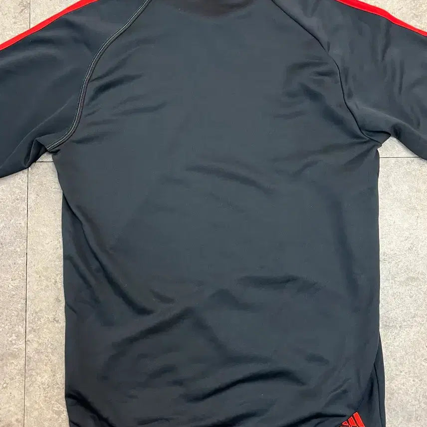 [BUNJANG] AC Milan Adidas UCL Training Top Charcoal 95 / 아디다스 AC밀란 UCL 트레이닝탑 긴팔티 차콜 95 #csz2998