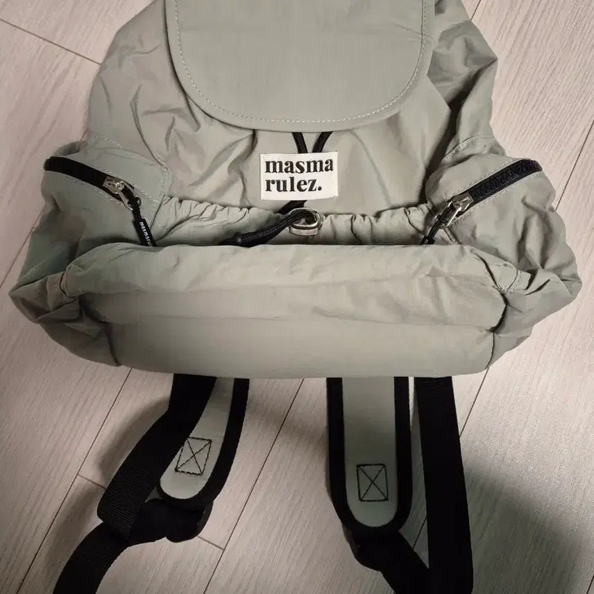 [BUNJANG] Masmarules Mini Flap Backpack Gray / 마스마룰즈 미니 플랩백팩 그레이