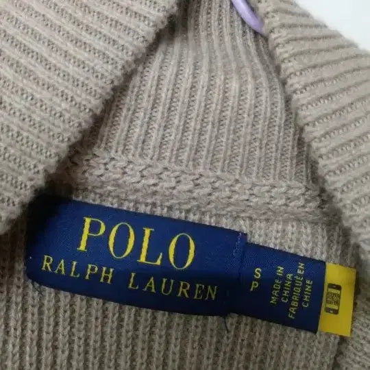 [BUNJANG] Ralph Lauren Ribbed Knit Sweater / 랄프로렌 풀집업 골지 니트 스웨터
