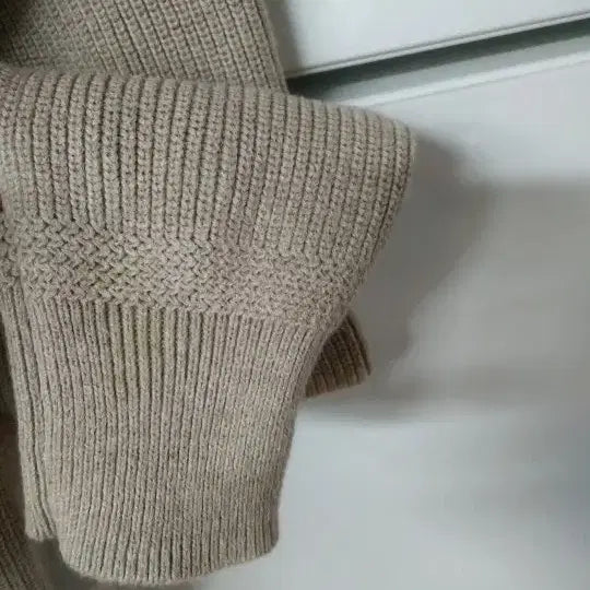 [BUNJANG] Ralph Lauren Ribbed Knit Sweater / 랄프로렌 풀집업 골지 니트 스웨터