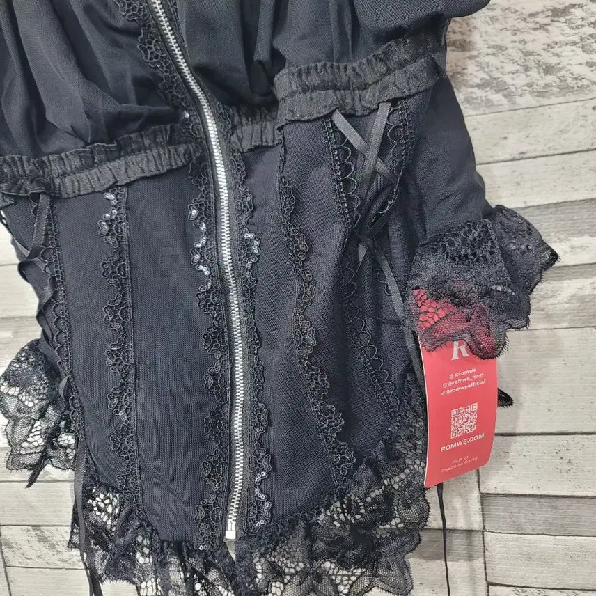 [BUNJANG] RM WEE Zip-up Bustier L / 롬위 집업 뷔스티에 L/ 새제품/택포