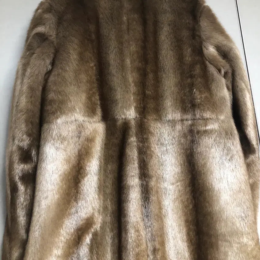 [BUNJANG] Zulloq Brown Long Fur Coat / [새상품] 줄로그 브라운 퍼롱코트
