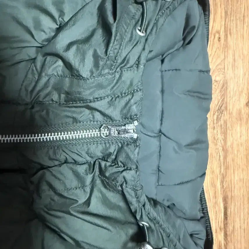 [BUNJANG] Lafarge Store High Neck Hooded Layer Shell Padded Jacket / 라퍼지스토어 하이넥 후드 패딩