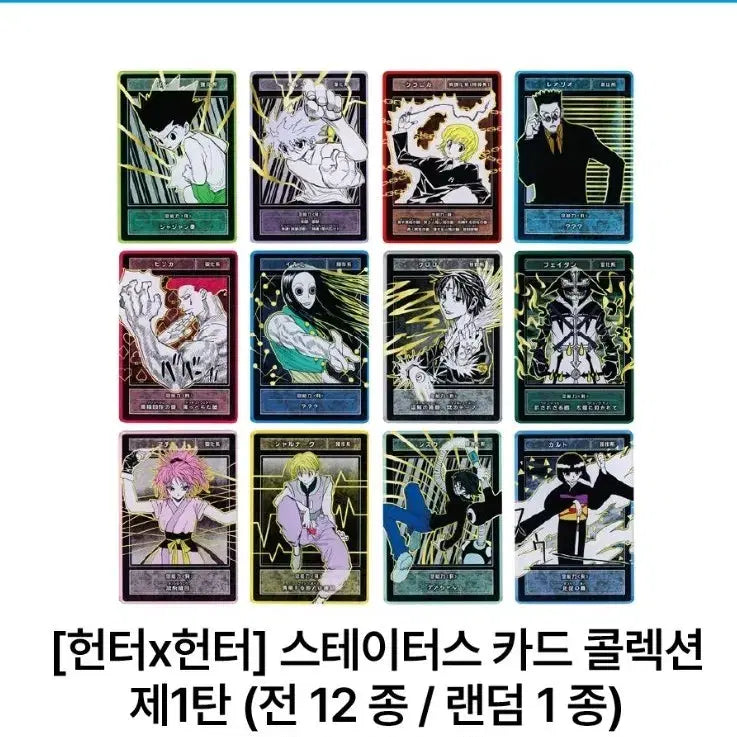 [BUNJANG] Hunter x Hunter Status Card / 점프샵 헌터헌터 스테이터스카드