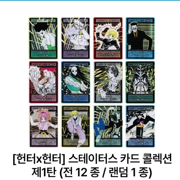 [BUNJANG] Hunter x Hunter Status Card / 점프샵 헌터헌터 스테이터스카드