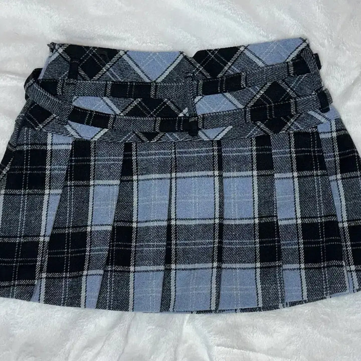 [SOLD OUT] 글로니 glowny jemma skirt 울 체크 플리츠 스커트