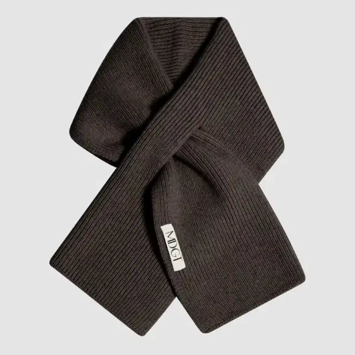 [BUNJANG] MDGT Brown Cashmere Wool Scarf / MDGT엠디지티 브라운 머플러 목도리 캐시미어 울