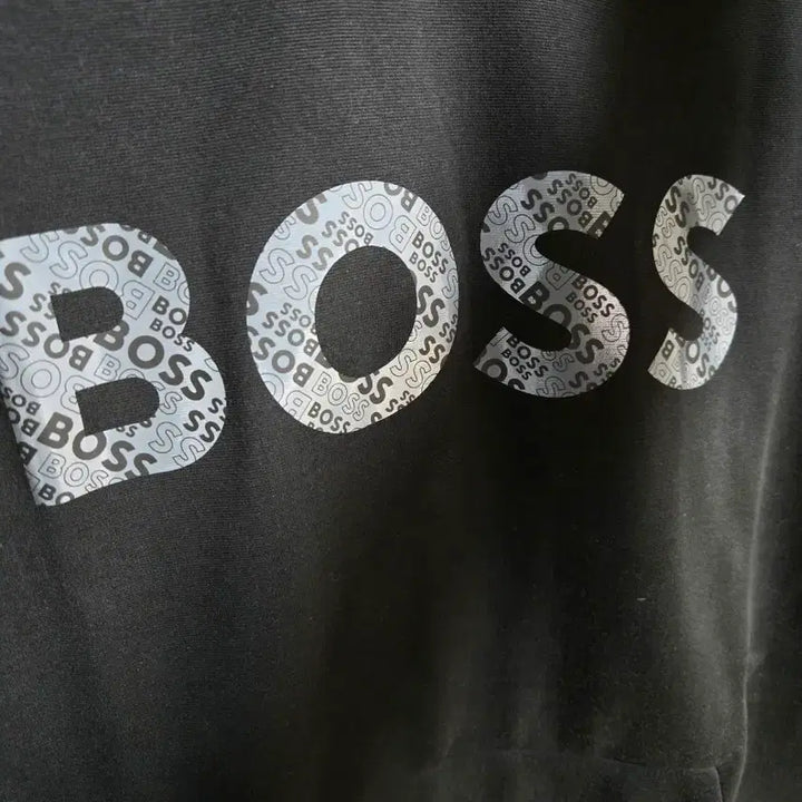 [BUNJANG] BOSS Logo Navy Hoodie / BOSS 로고 블랙 후드티 / L (100) ~XL (105)/ 찐네이비