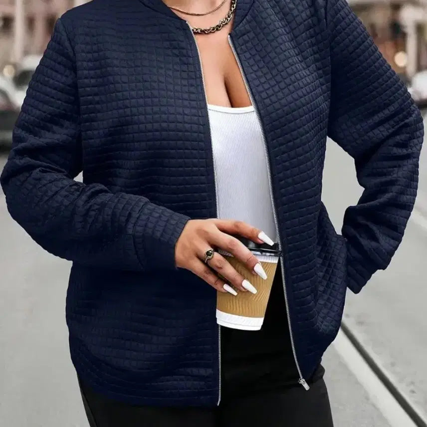 [BUNJANG] Sleeve Zip-up Jacket / 슬리브 집업 자켓.새상품