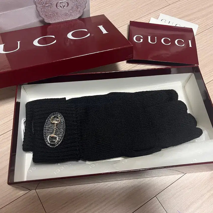 [BUNJANG] Gucci Wool Knit Gloves / 정품 구찌 울 니트 장갑 새상품 홀스빗