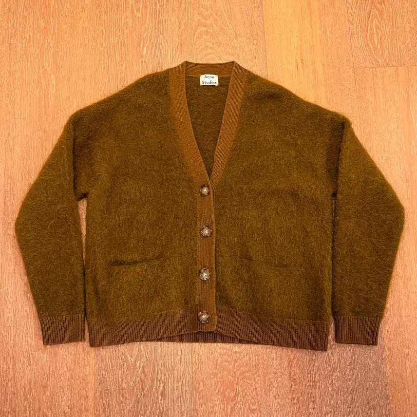 [BUNJANG] Acne Studios Brown Cardigan (Women's, Size S) / (여성 카디건) 아크네 스튜디오 브라운 카디건 S 사이즈