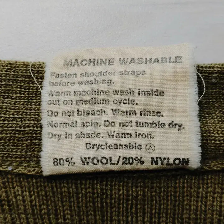 [BUNJANG] Military Wool Knit Sweater / 호주 밀리터리 군복 울 니트 스웨터 한정판 빈티지