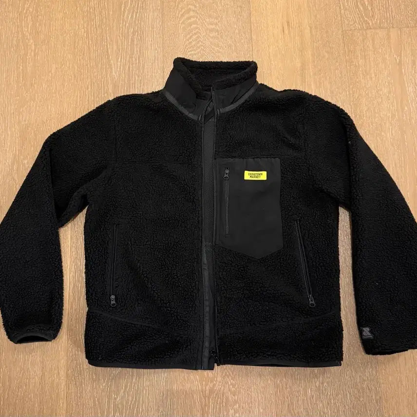 [BUNJANG] Chinatown Market Smile Fleece Jacket (Size S) / 차이나타운 마켓 스마일 플리스 자켓 S 사이즈