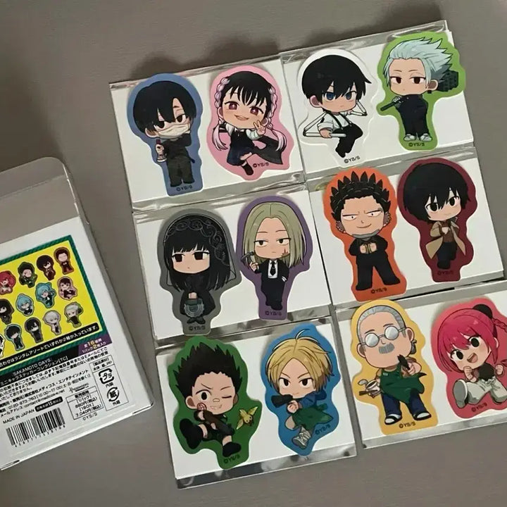 [BUNJANG] Sakamoto Days Tower Records Sticker Bundle Set / (12종+특전3) 사카데이 사카모토데이즈 타워레코드 스티커
