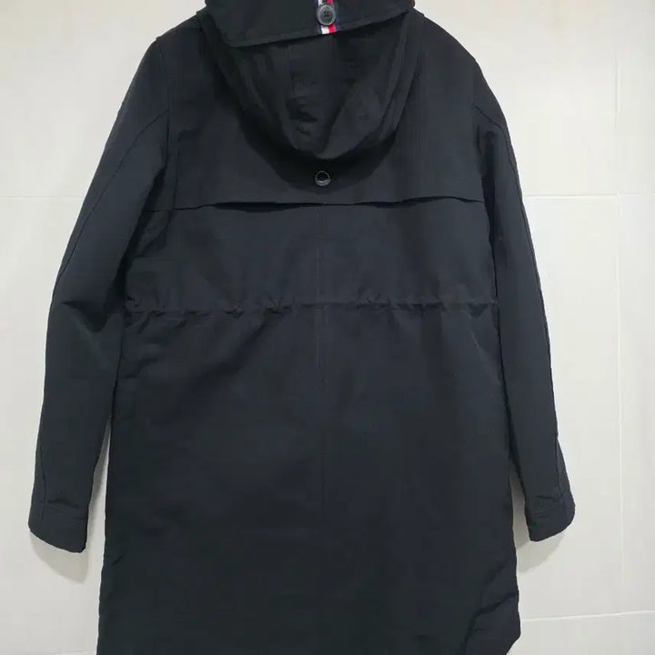 [BUNJANG] Tommy Hilfiger Black Hooded Parka Jacket / 타미힐피거 블랙 후드 야상 코트