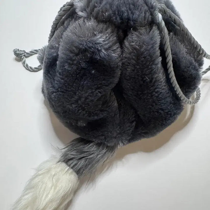 [BUNJANG] Lucifer Cat String Pouch / 루시퍼 스트링 파우치