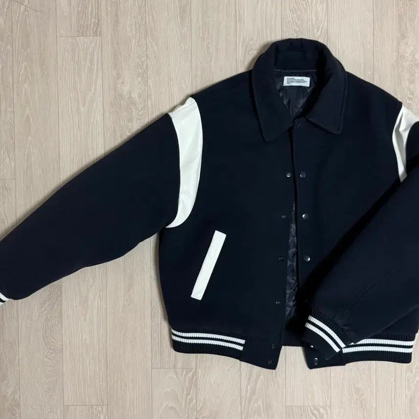 [BUNJANG] Partimento Varsity Jacket (L) Navy / 파르티멘토 바시티 자켓 (L) 네이비