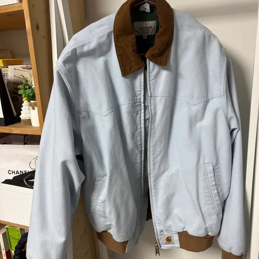 [BUNJANG] Carhartt Work Jacket Sky Blue / 칼하트 워크자켓 스카이블루