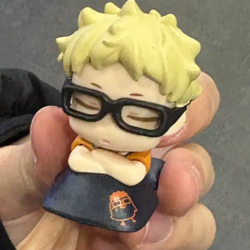 [BUNJANG] Haikyu Tsukishima Kei Gacha Figure / 판매) 하이큐 츠키 가챠