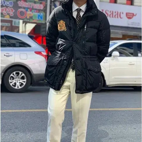 [BUNJANG] Polo Wappen Padded Jacket / 폴로 와펜패딩팝니다!