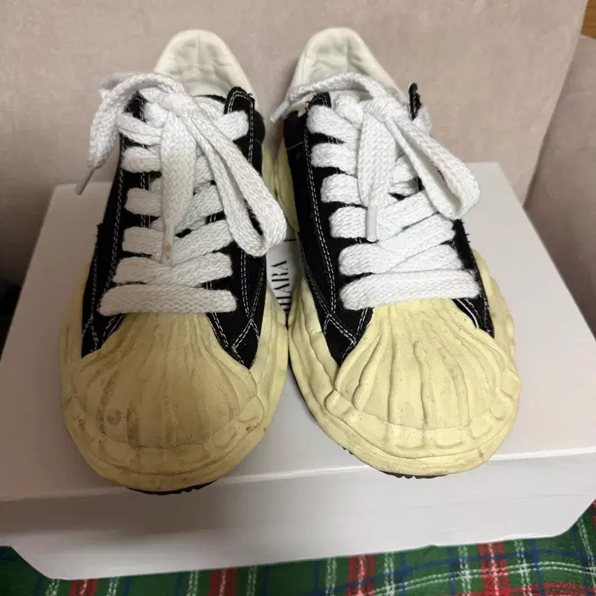 [BUNJANG] Mihara Yasuhiro Blakey Black Sneakers / 미하라 야스히로 블레이키 블랙 40사이즈