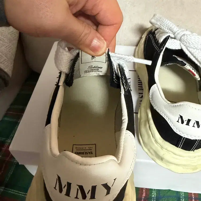 [BUNJANG] Mihara Yasuhiro Blakey Black Sneakers / 미하라 야스히로 블레이키 블랙 40사이즈