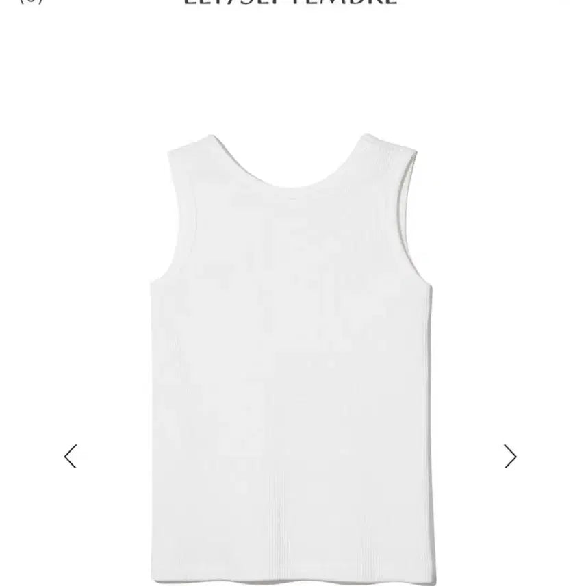 [BUNJANG] LE17SEPTEMBRE COY Cotton Sleeveless Top / LE17SEPTEMBRE COY TOP in COTTON 슬리브리스
