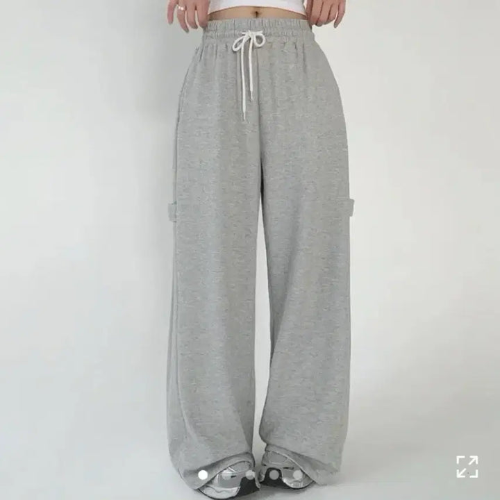 [BUNJANG] Vizzo Side Point Wide Training Pants / 비죠 사이드 포인트 와이드 트레이닝 팬츠