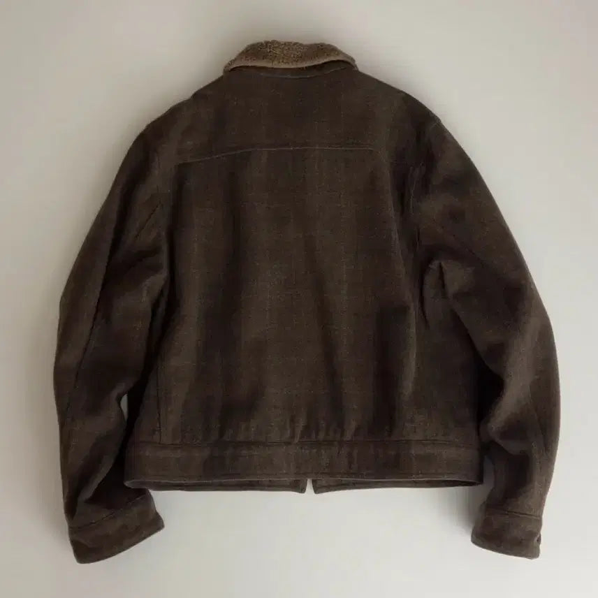 [BUNJANG] Gap Checkered Trucker Jacket L / 갭 울 체크 트러커 자켓 L