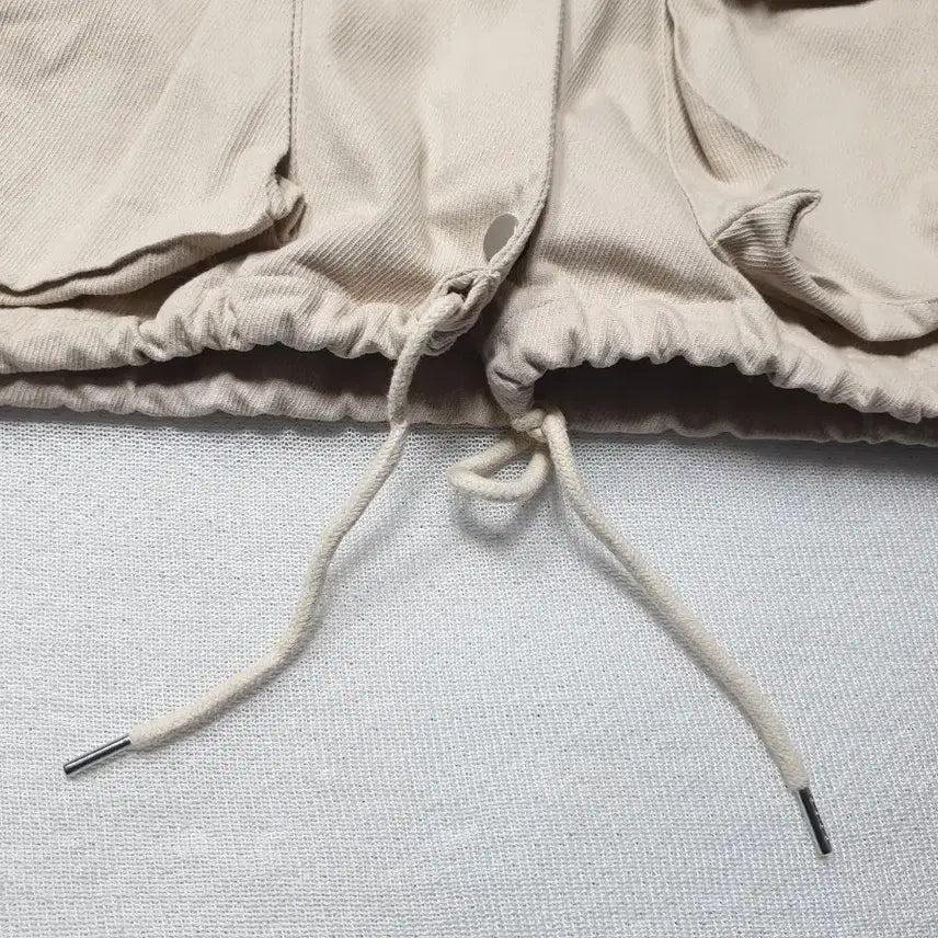 [BUNJANG] NINE SIX NEW YORK Beige Hooded Denim Jacket (Women&