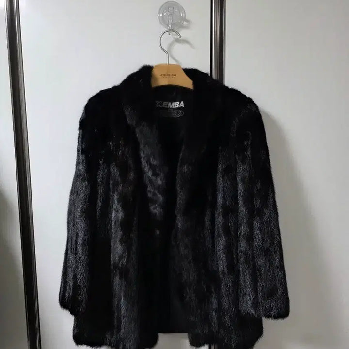 [BUNJANG] EMBA Mink Coat / EMBA 엠바 블랙 밍크 코트