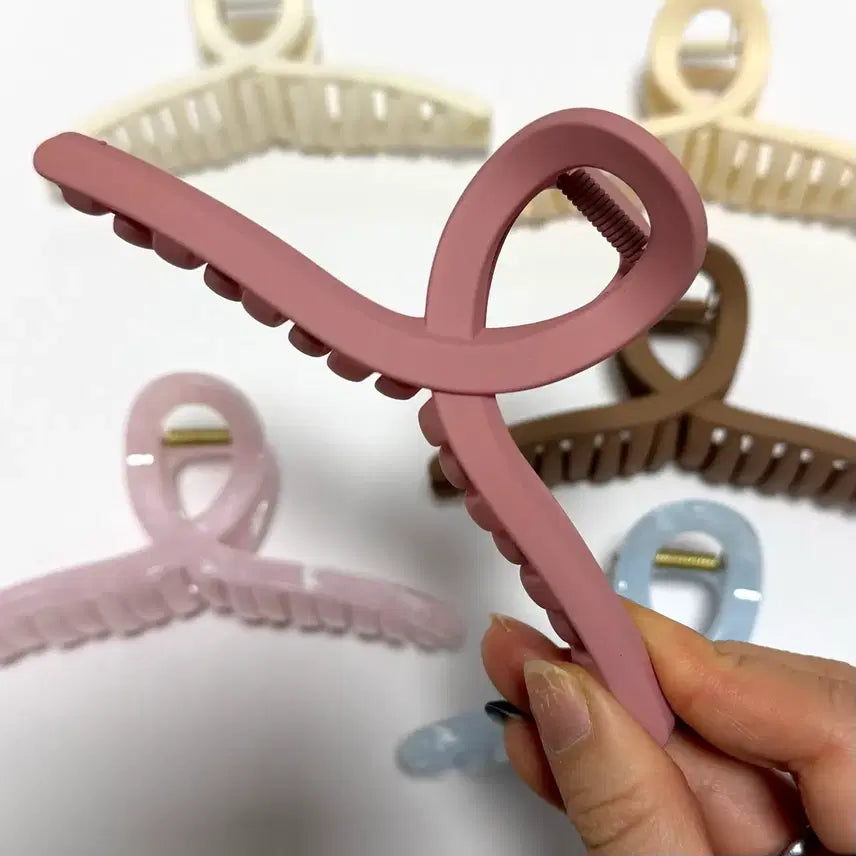 [BUNJANG] Unbranded Matte Twist Hair Clip 13cm / [새상품] 무광 꼬임 집게핀 13cm