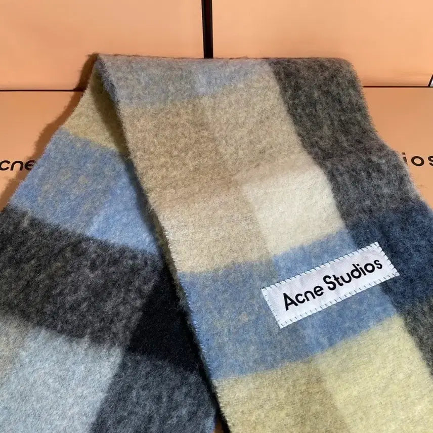 [BUNJANG] Acne Studios Check Scarf / 아크네 스튜디오 체크 스카프