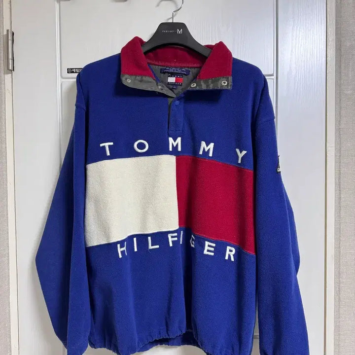 [BUNJANG] Tommy Hilfiger Fleece Jacket / 타미 힐피거 올드스쿨 빅로고 후리스