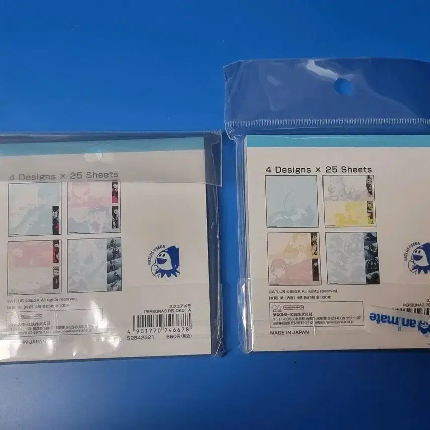 [BUNJANG] Persona 3 Memo Pad Set (2) Bundle / 페르소나3 메모지 2개 세트 미개봉 일괄