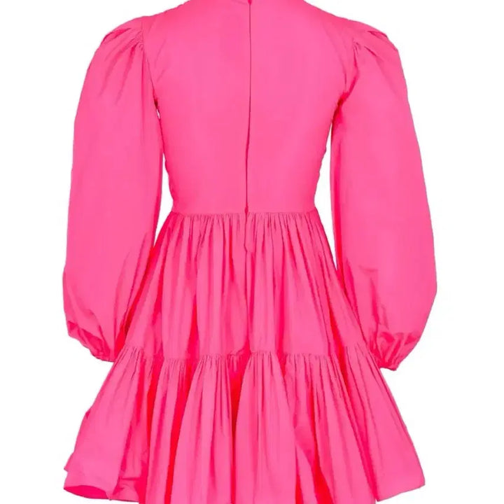 [BUNJANG] Valentino Pink Satin Dress / 발렌티노 | 핑크 새틴 드레스