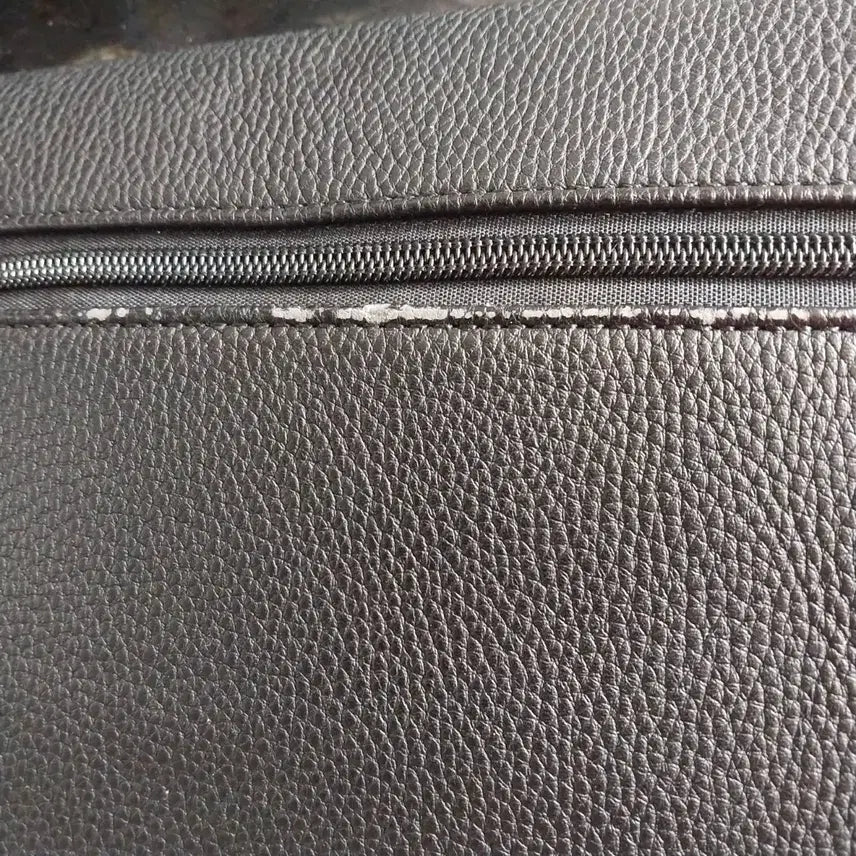 [BUNJANG] Black Leather Clutch Bag / 블랙 레더 클러치백 손가방