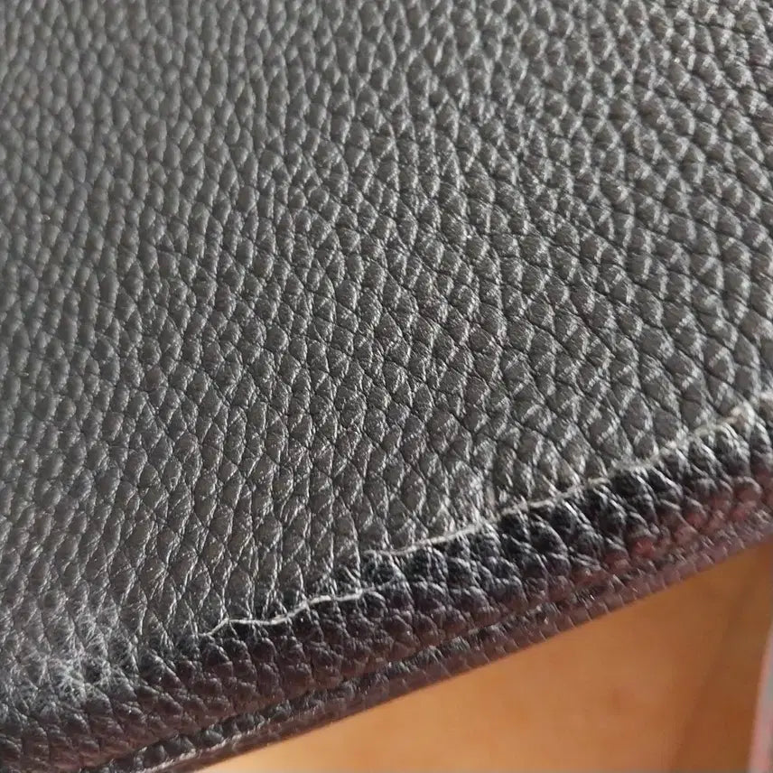 [BUNJANG] Black Leather Clutch Bag / 블랙 레더 클러치백 손가방