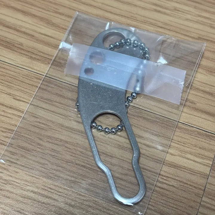 [BUNJANG] KAPITAL Keyring / [새상품] 캐피탈 KAPITAL 키링 후크걸이 무광 실버