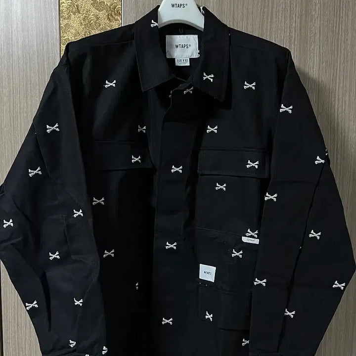 [BUNJANG] WTAPS 22SS Crossbone Jungle Shirt Black 03 / 더블탭스 22SS 크로스본 정글셔츠 블랙 03