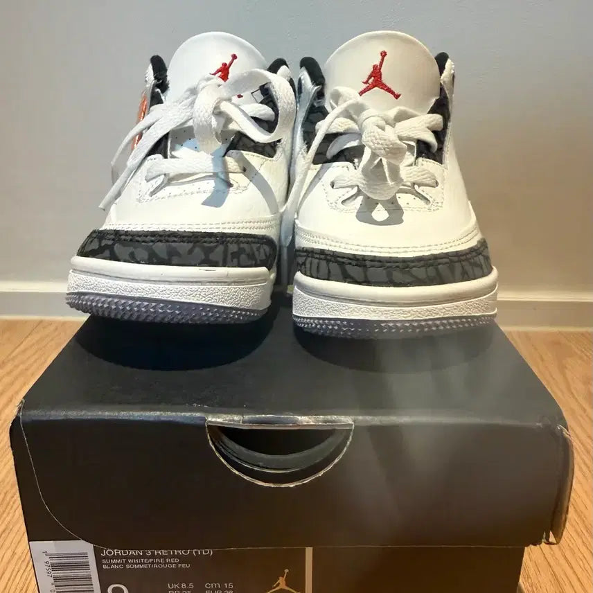 [BUNJANG] Nike Jordan 3 Cement Gray Kids / 나이키 조던3 시멘트 그레이 키즈