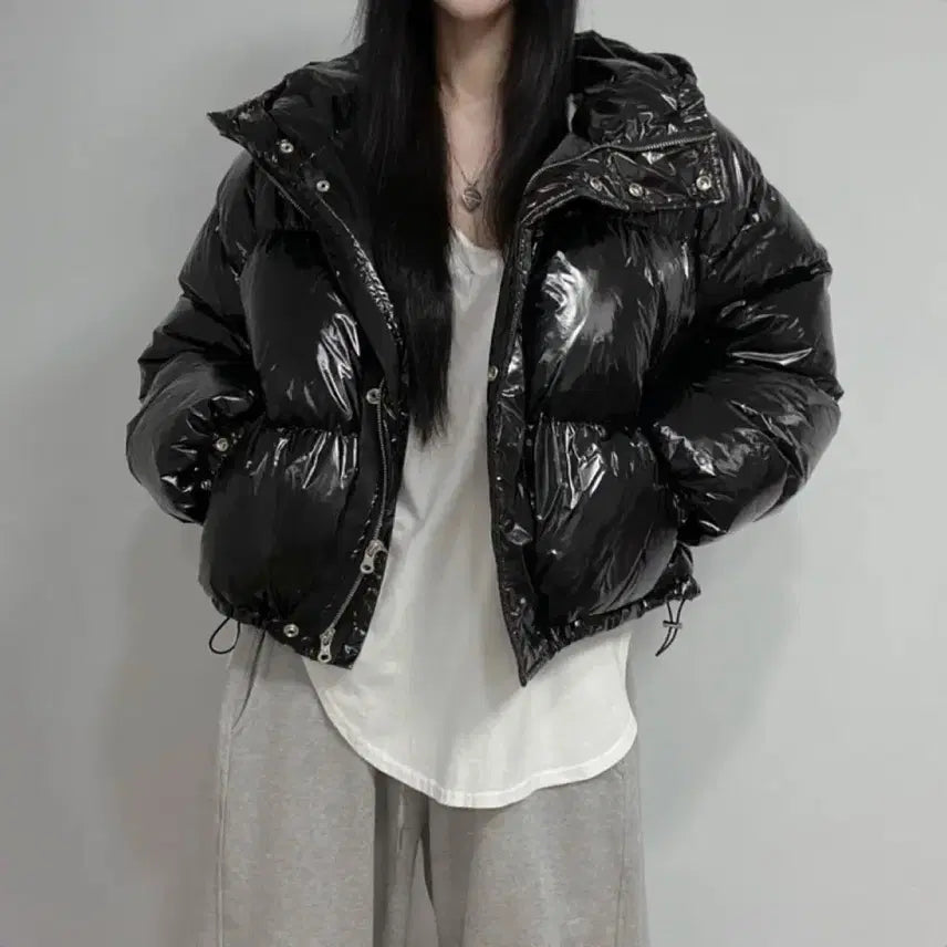 [BUNJANG] Shiny Padded Jacket / 유광패딩