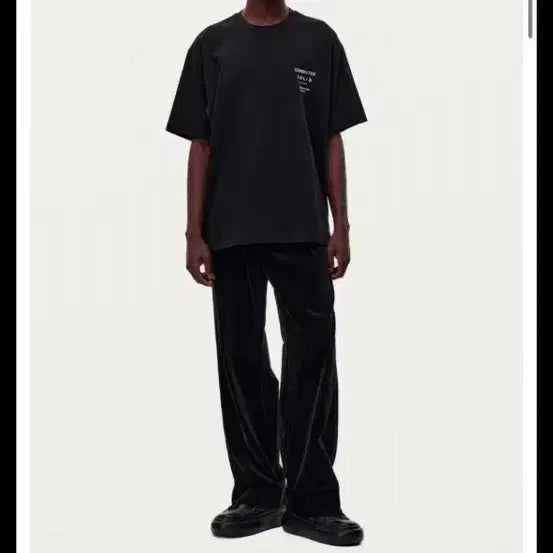 [BUNJANG] Solid Homme Computer Printing Short Sleeve T-shirt / 24ss 솔리드옴므 컴퓨터 프린팅 반팔 티셔츠